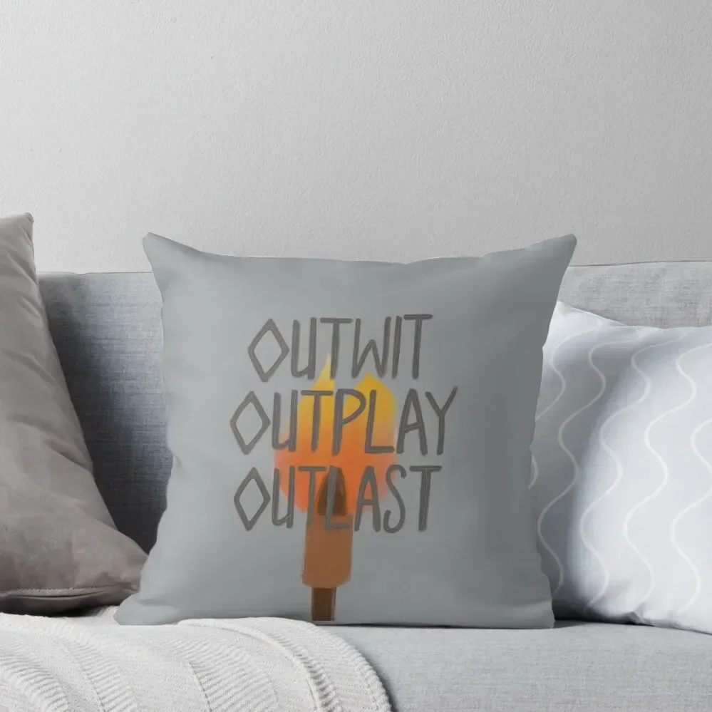 Outwit, Outplay, Outlast (Survivor) Throw Pillow christmas pillowcases Cushions For Decorative Sofa pillows decor home pillow