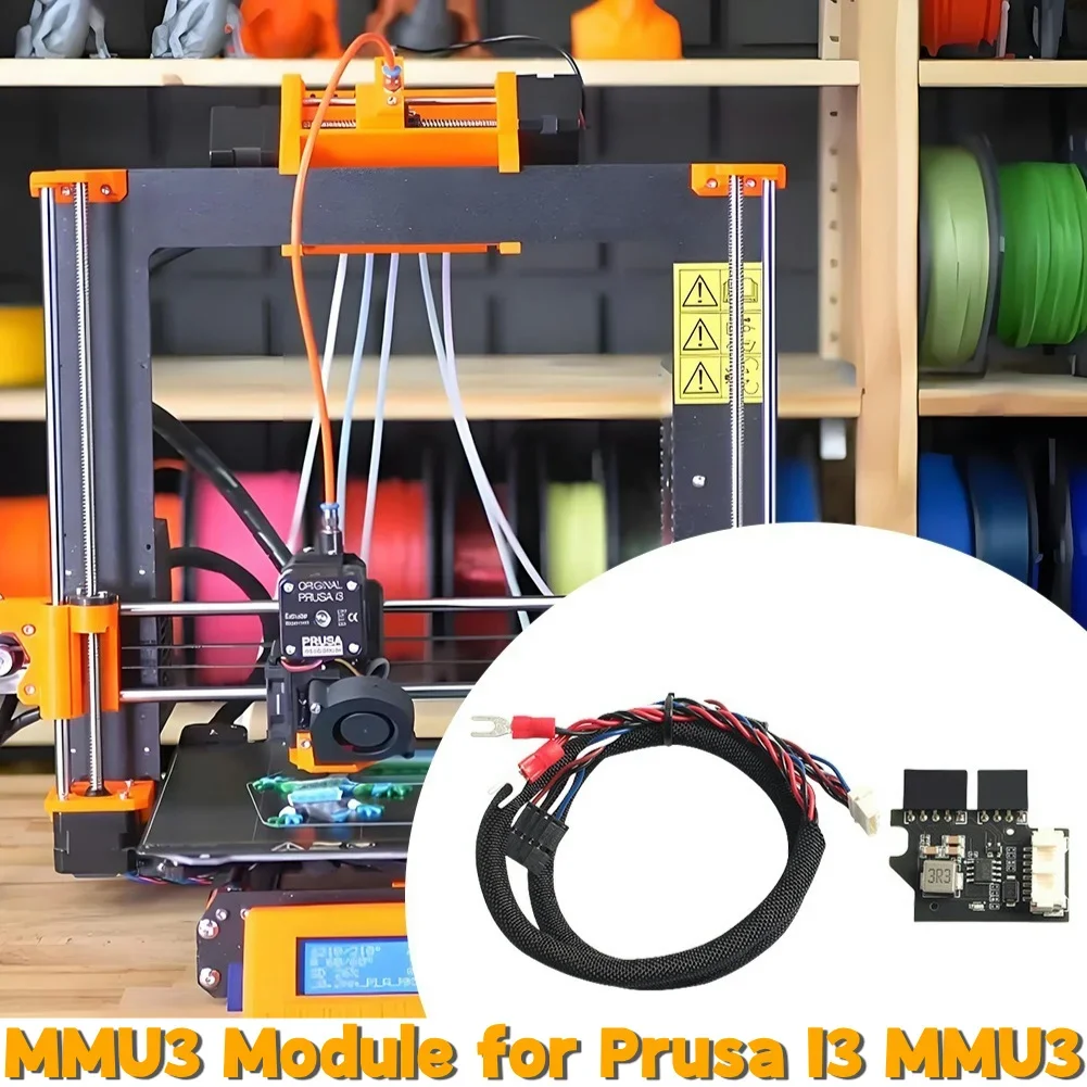 

Модуль MMU3 с кабелем, плата деталей принтера MMU3, плата MMU3 PD-доставка для деталей 3D-принтеров Prusa I3 MMU3