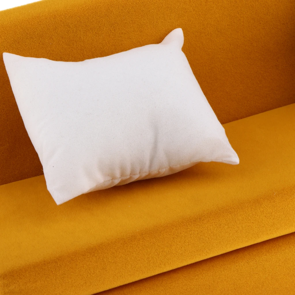 1/6 lange slaapbank met kussens voor 12 inch actiefiguur poppen poppenhuis toegang woonkamer meubelaccessoire decor speelgoed