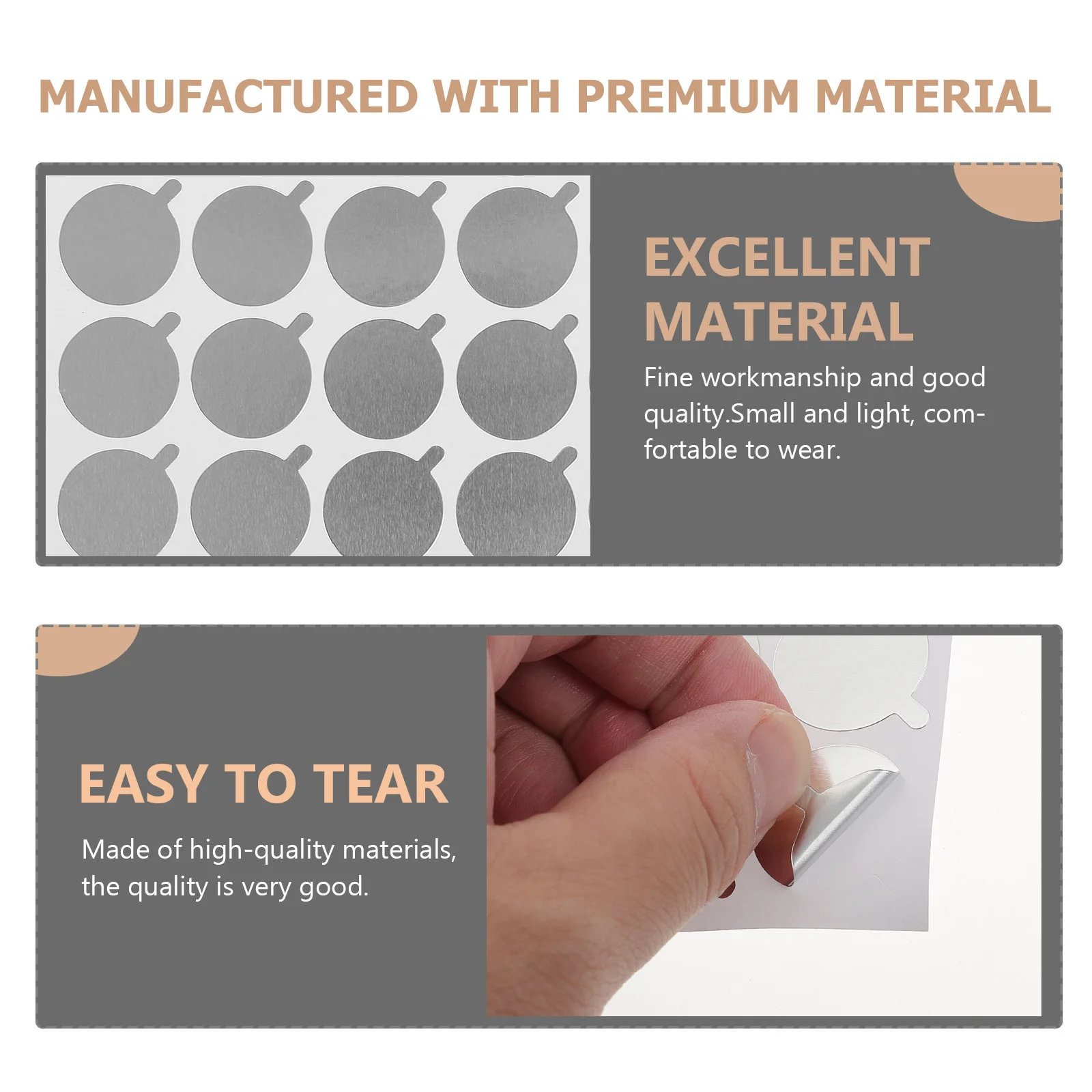 

900pcs Disposable Eyelash Extension Plate Silver Grafting Pallet Glue Saving Lash Tool Beauty Supplies Eyelash Tray