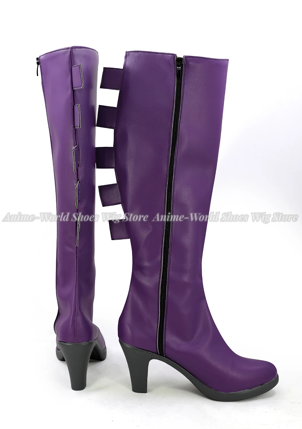 Cornelia Hale Shoes Cosplay W.i.t.c.h Witch Cornelia Hale Cosplay Purple Boots High Heel Shoes Custom Made Any Size