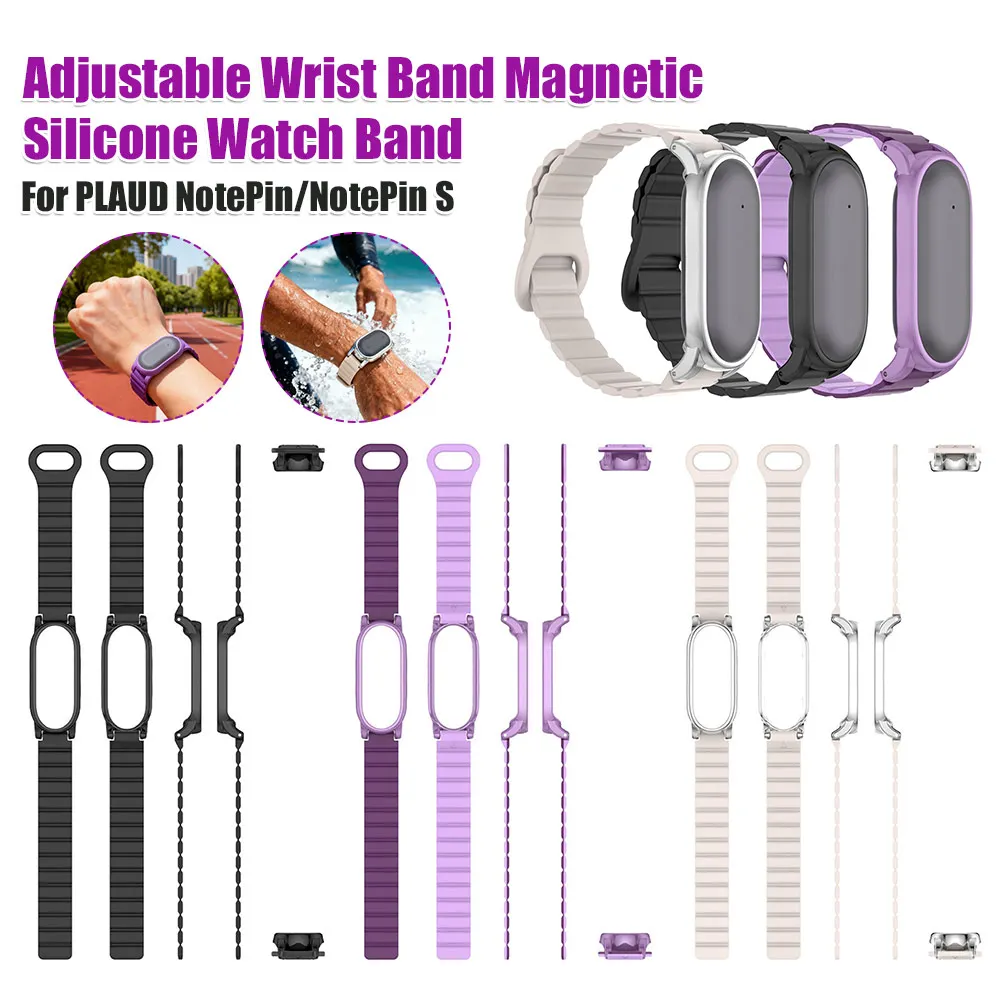 

Регулируемый ремешок для PLAUD NotePin/NotePin S ​ Ударопрочный, износостойкий, гибкий защитный чехол для ПК со встроенным ремешком