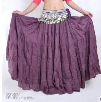 Сценический костюм для танца живота, цыганское племенное льняное платье-юбка, 10 цветов, высокое качество, длина 96 см