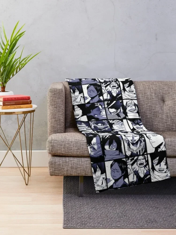 Aizawa Shota Collage Throw Blanket Thins Flannels Decorative Sofa Blankets For Sofas Blankets