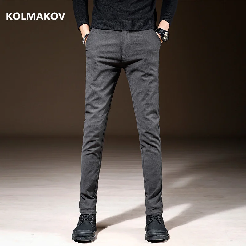 

2024 new arrival spring autumn trousers high quality smart casual men's pants ,skinny men ,men's slim pant K063