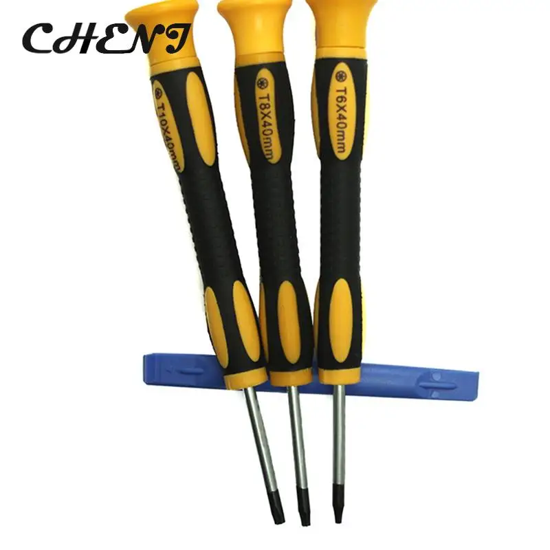 T6 T8H T10H Screwdriver Tool Kit with Prying Tool and Cleaning Brush Repair PS3 PS4 Controller