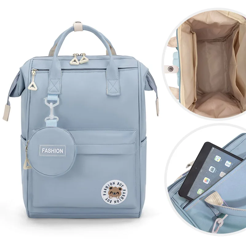 Schoolbag female k-style high school college student popular middle school student junior high school student cute ins style backpack campus backpack