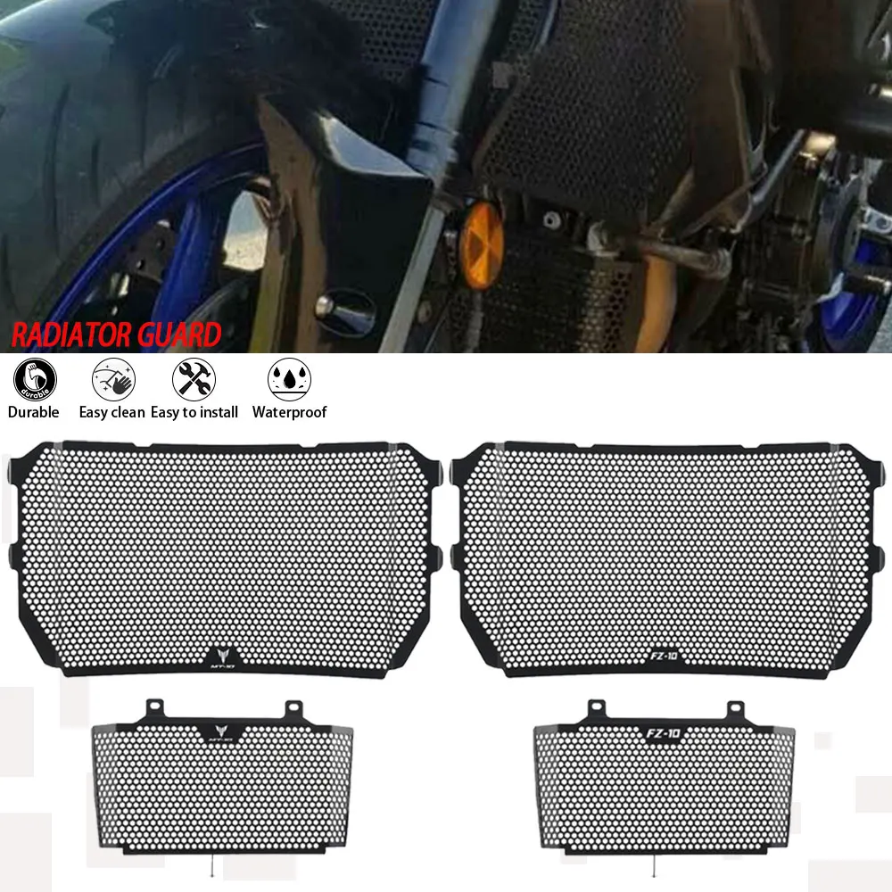 

2023 New Motorcycle Radiator Guard Grill Cover Oil Cooler Guard Protection For Yamaha MT-10 MT10 MT-10 sp 2016-2018-2022-2023