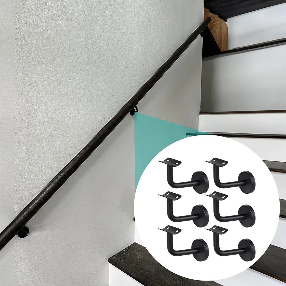 6 قطعة جدار فولاذي مقاوم للصدأ قوس درج درابزين قوس درابزين قوس جدار دعم ل الدرج الممرات حديقة الدرج