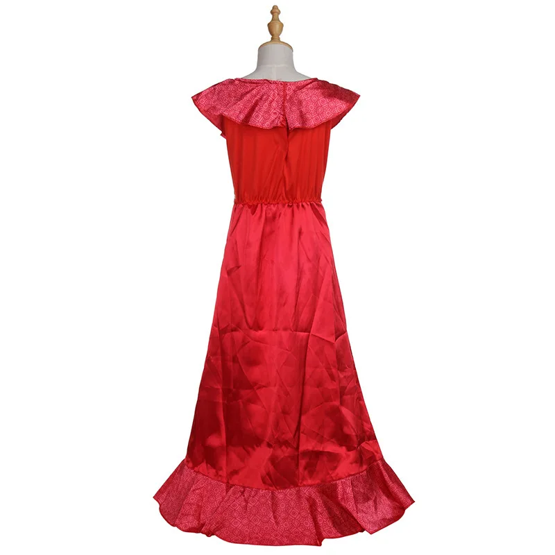 Vendita calda personaggio dei cartoni animati principessa Cosplay vestito rosso di ena Costume con accessori festa di carnevale del castello della ragazza di Halloween