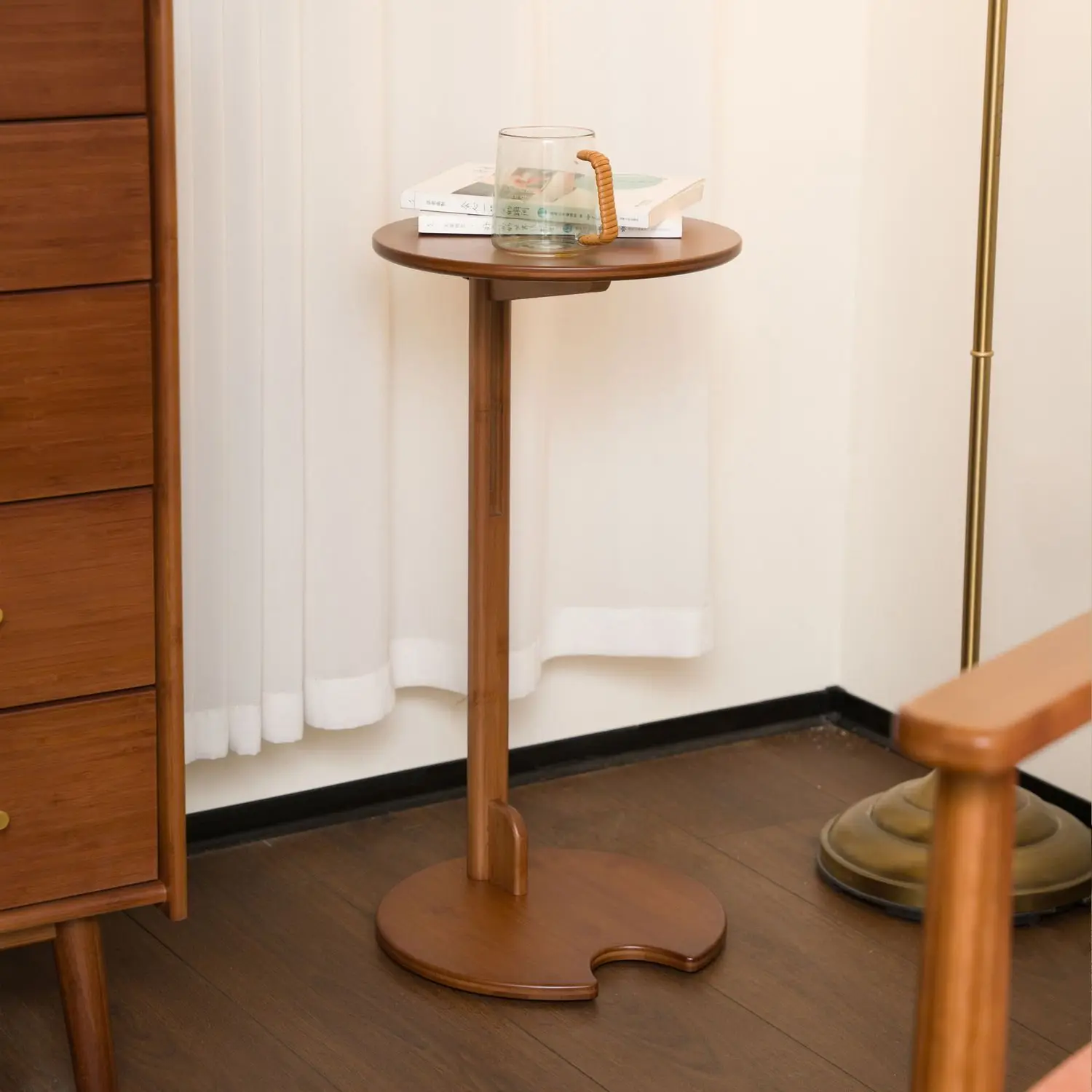 Elevating edge table, living room sofa, small coffee table, simple household mini bedside table, balcony, bedroom table