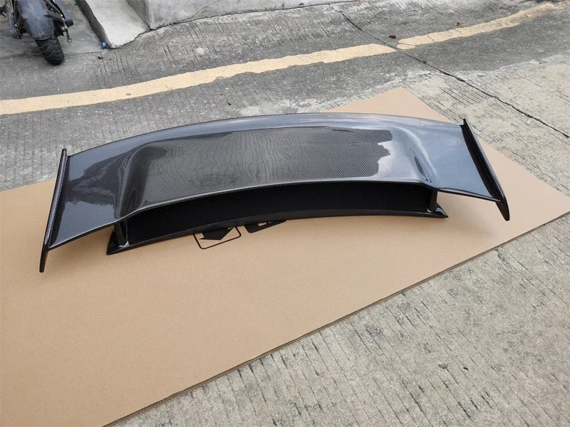 سبويلر من ألياف الكربون الحقيقية لسيارة Mercedes Benz AMG GT GTS GTC C190 2015-2023 جودة عالية الجناح الخلفي الجذع الشفاه تجديد GTC Spilers #2
