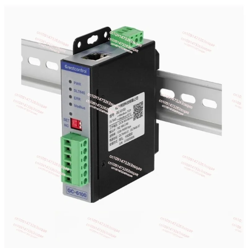 

DLT645 to network port modbus-TCP protocol converter meter to Ethernet