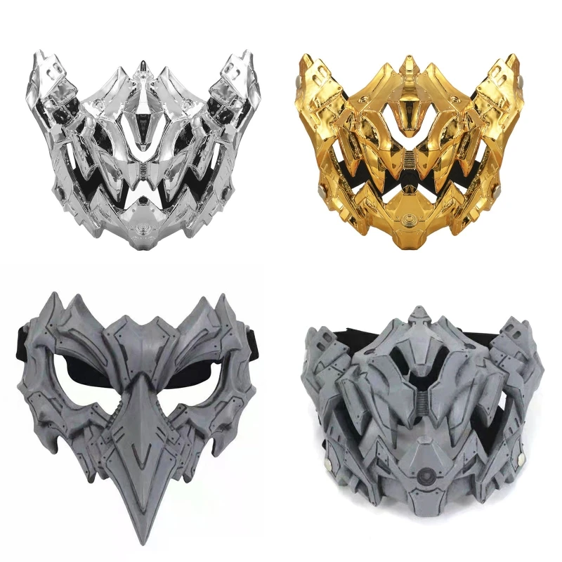 3D Bone Skull Halloween Masks Scary Mask Cosplay Masquerade Carnival Party Props Ropeplay Animal Mask for Adult Children