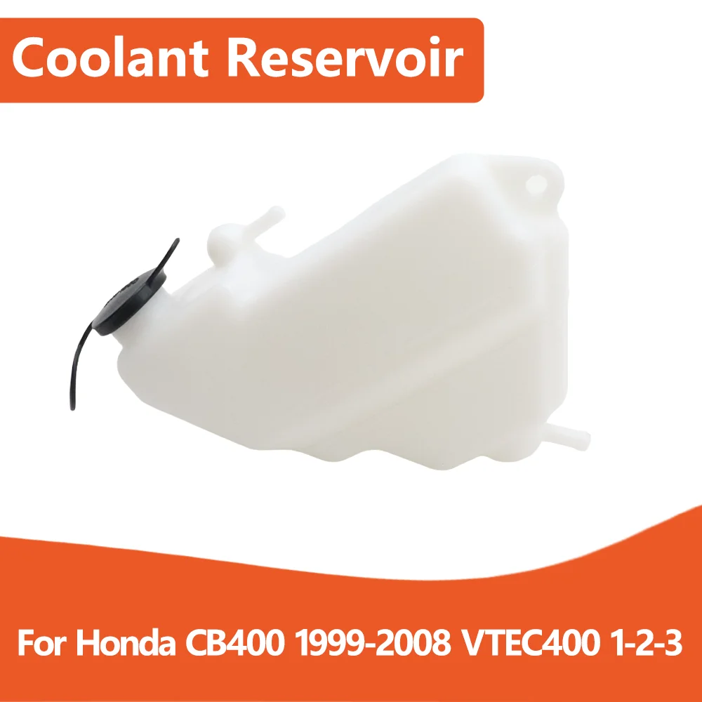 

Motorcycle Coolant Overflow Tank Reservoir For Honda CB400 CB 400 1999 2000 2001 02-08 VTEC400 1-2-3 Radiator Coolant Bottle