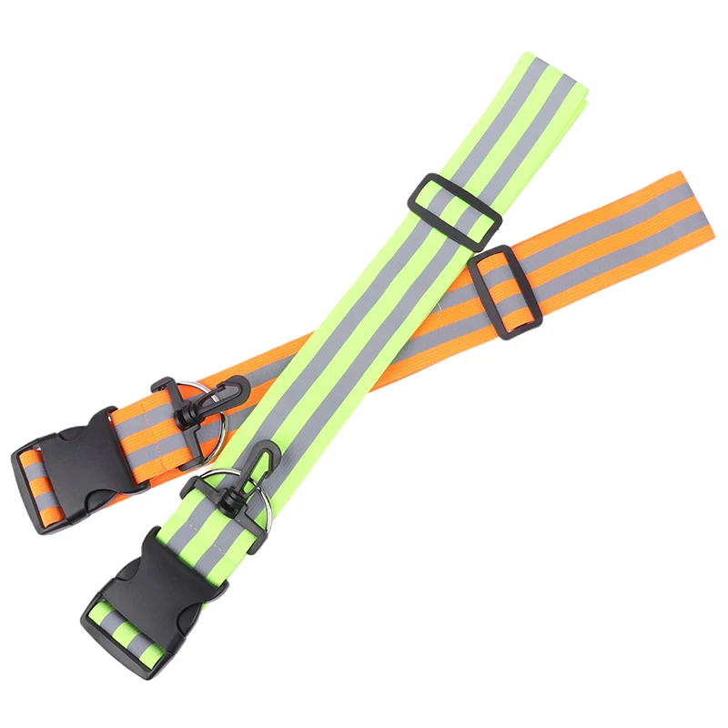 1Pc Reflective Safety Shoulder Belt High Visibility Reflective Elasticated Strip Adjustable Visible Night Safety Reflective Belt