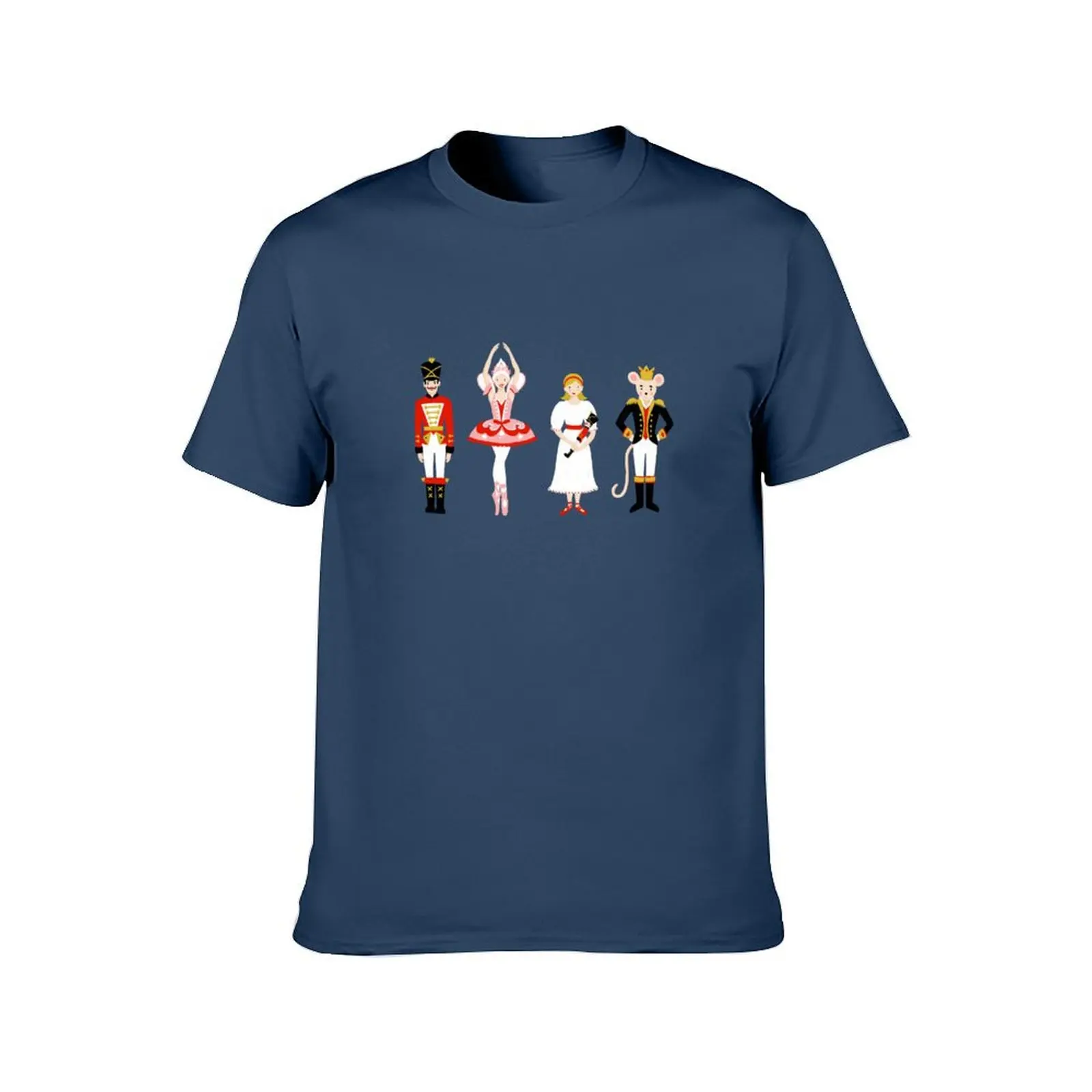 The Christmas Nutcracker Ballet Characters T-Shirt t shirts for man pack white t shirt man cotton T-Shirt