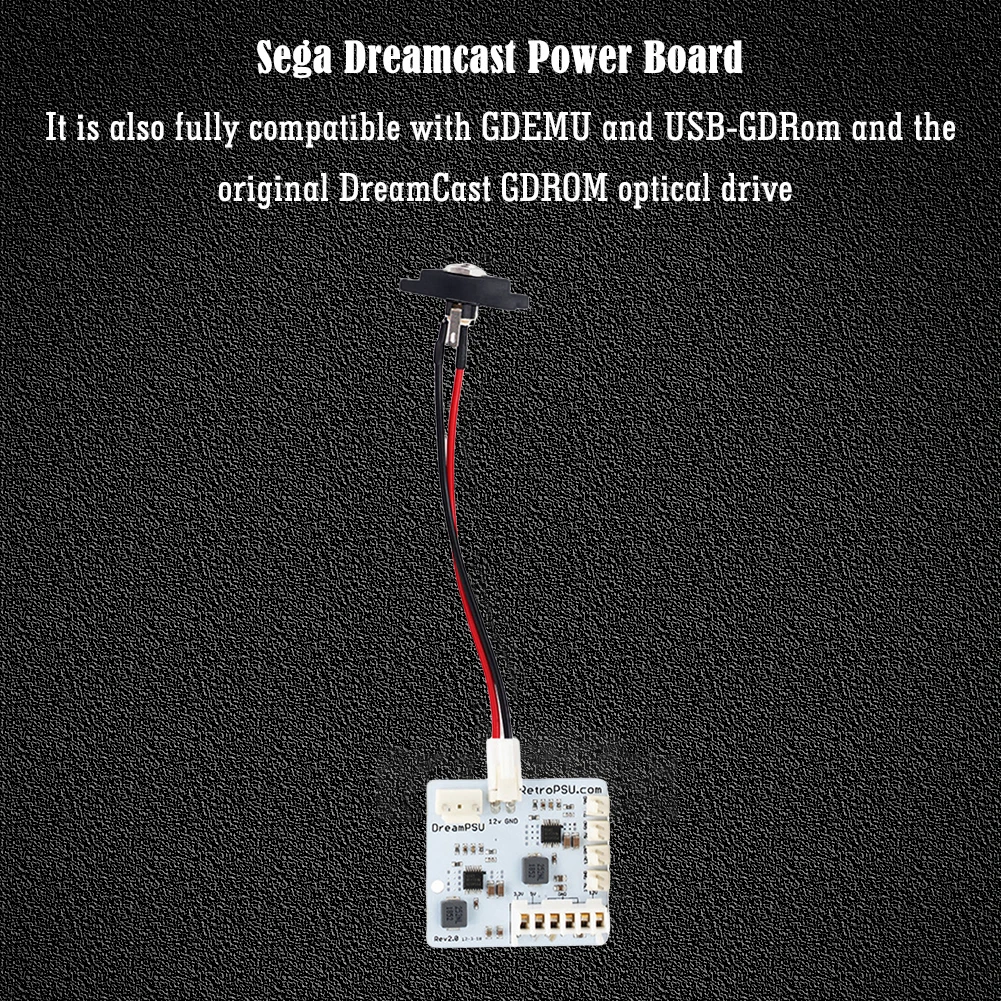 

DreamPSU Rev2.0 DC Console Original Power Supply 12V Direct Current Power-Supply Plug Adapter Kit for SEGA Dreamcast