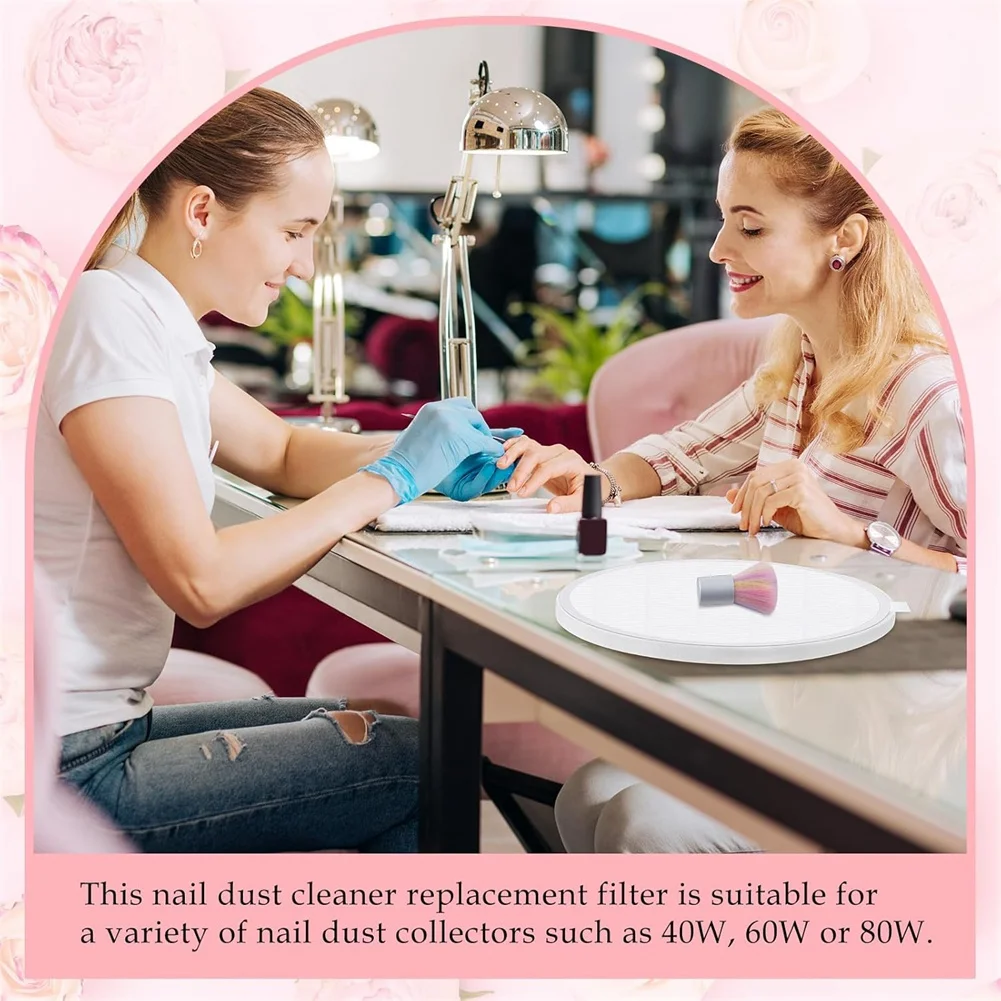 AAA87 4 個ネイル集塵機フィルター交換フィルター再利用可能な集塵機フィルターこぼれないダストフィルターネイル用