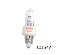 24V 50W E11 DN-39687 SH-52 threaded lamp holder E11 24V 50W medical surgery shadowless lamp 24V E11 bulb for medical