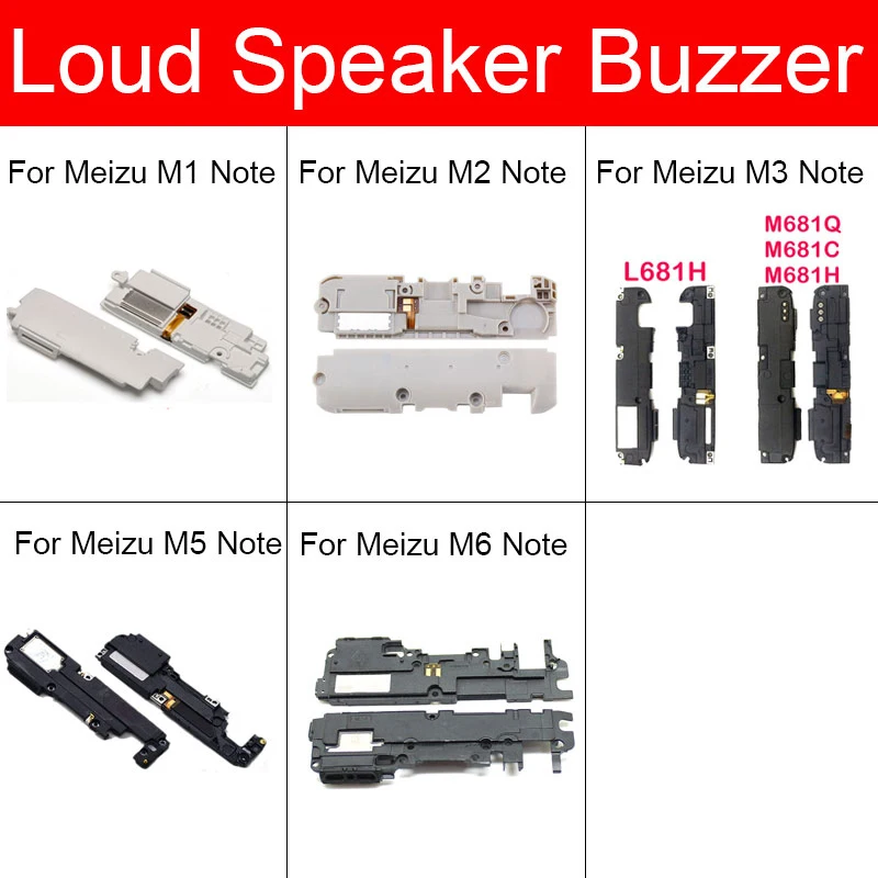 Louder Speaker Ringer For Meizu Blue Charm M1 M2 M3 M5 M6 Note Lound Sound Loudspeaker Buzzer Module Replacement Repair Parts