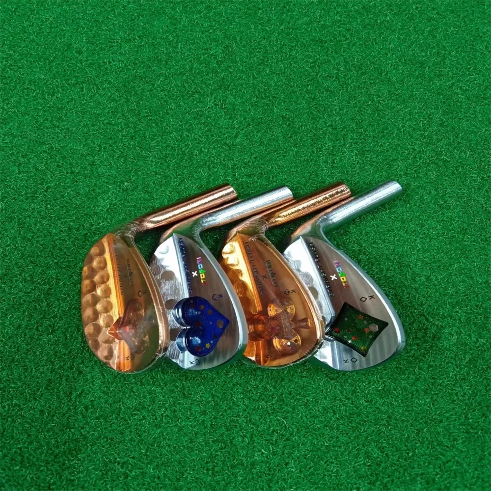 One knife carving Ito Bo poke silver/brass Golf Wedge Head Carbon Steel S20C Golf Club Carbon Steel Full CNC driver wood wedges