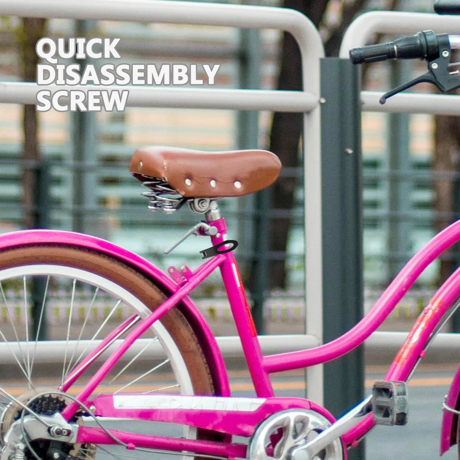 Bullone morsetto reggisella a sgancio rapido in lega di alluminio per mountain bike pieghevole Sella regolabile sicura leggera e durevole