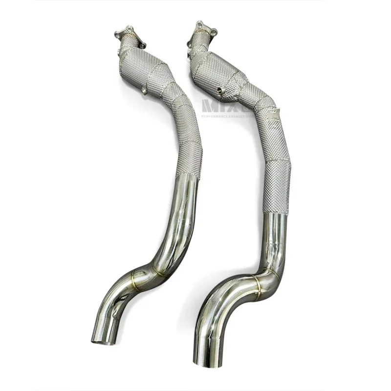 High performance pipe Downpipe For PORSCHE Cayenne 958 4.8 2010-2016 quality Stainless Steel Exhaust Modification system