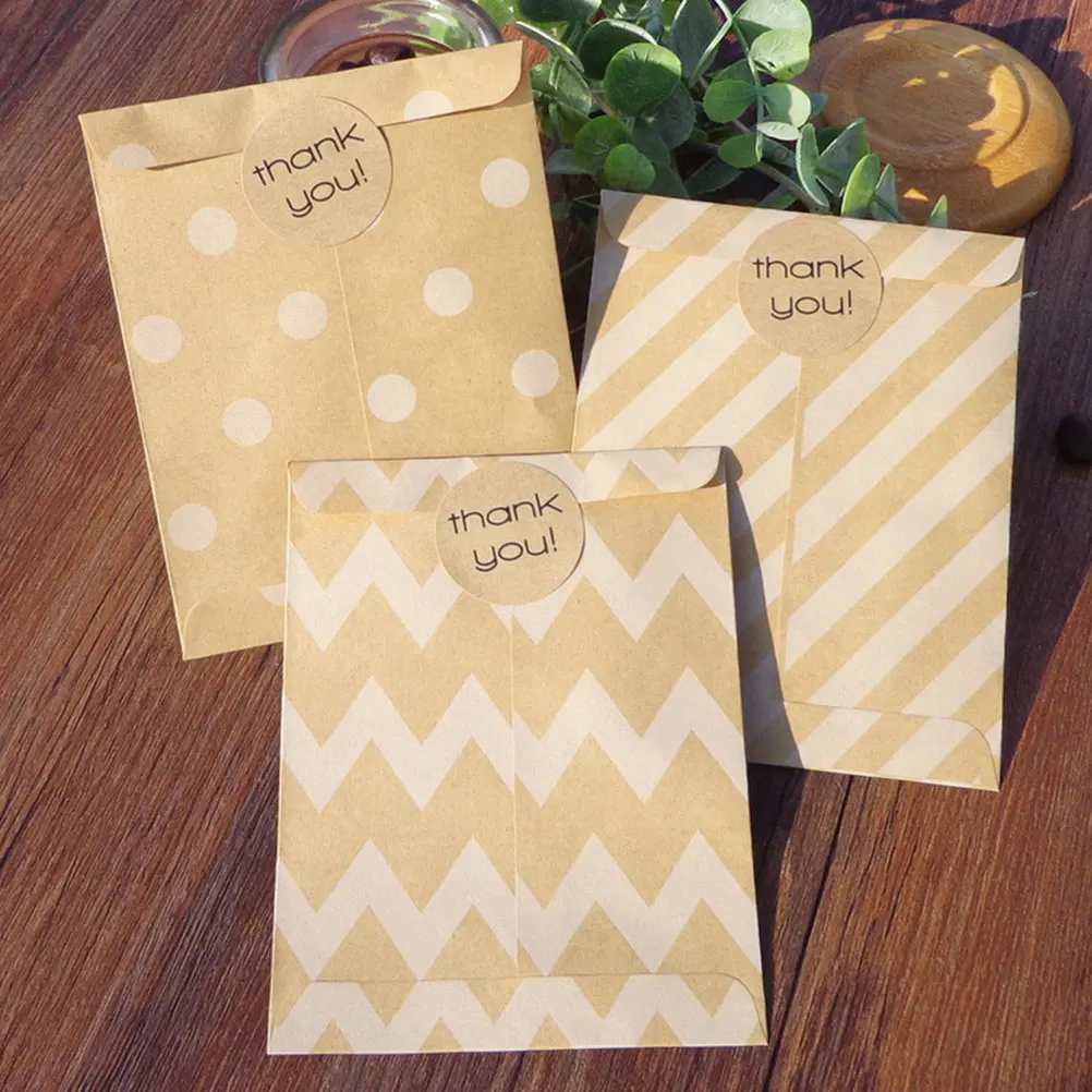 

80pcs Card Cash Small Daily Small Card Envelope Party Invitation Storage Coins Gifts Kraft Paper envelope Stationery