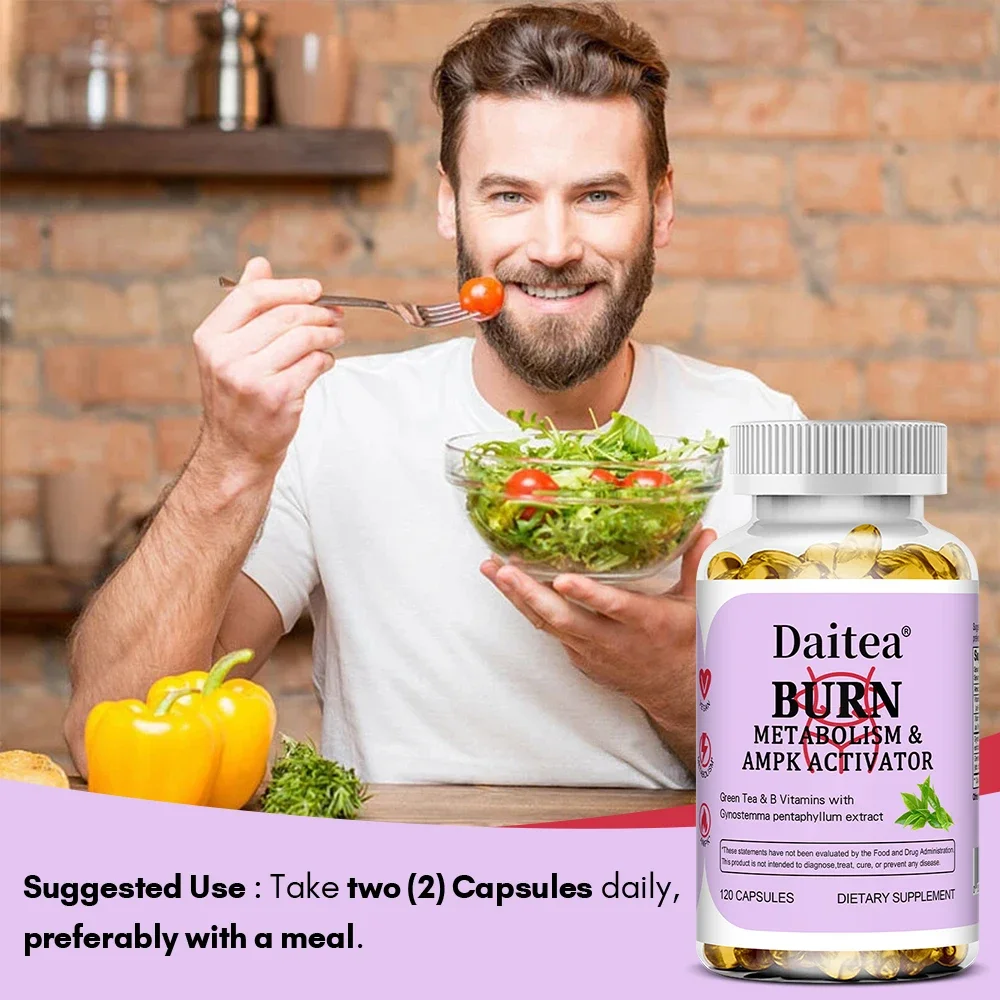 แคปซูลสารสกัดจากชาเขียว - แคปซูลชาเขียวที่มีประสิทธิภาพ - สารต้านอนุมูลอิสระ รักษาสุขภาพหัวใจ และเพิ่มพลังงาน - มังสวิรัติ ไม่ใช่จีเอ็มโอ