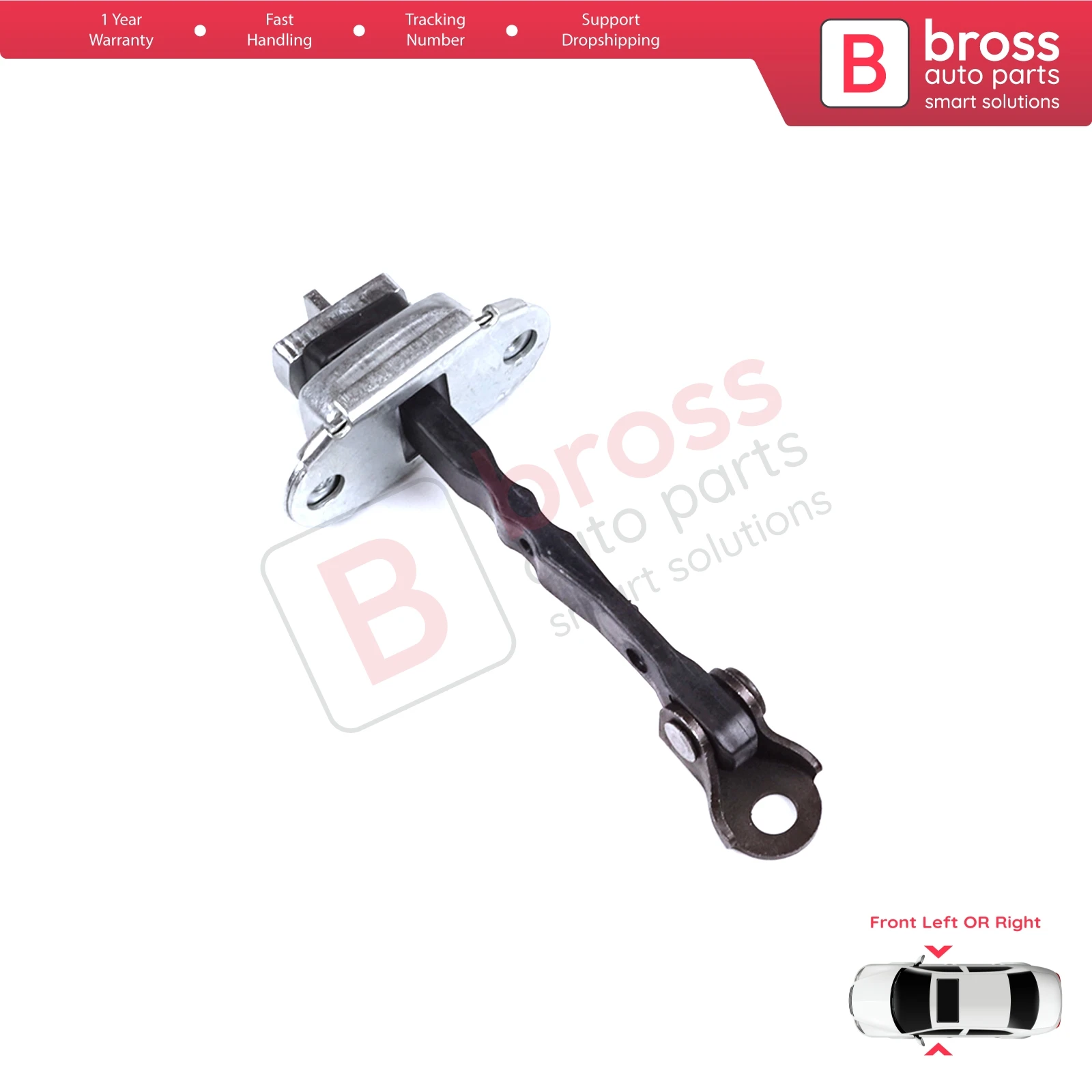 

BDP1332 Front Door Hinge Stop Check Strap Limiter for Citroen C1 Peugeot 108 Toyota Aygo MK2 2014-On 5-Door B000873180