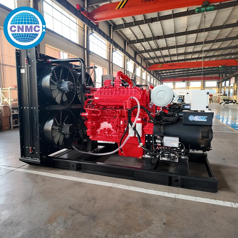 CNMC Gas Generator 50KW-300KW Customizable Yuchai Cummins Open Frame EPA CE Certified Industrial Production Genset