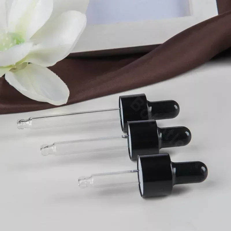 14PCS 15/30/50/100ml Glass Eye Dropper Bottles with Funnels Labels Amber Tincture Leakproof Essential Oils Pipette Aromatherapy