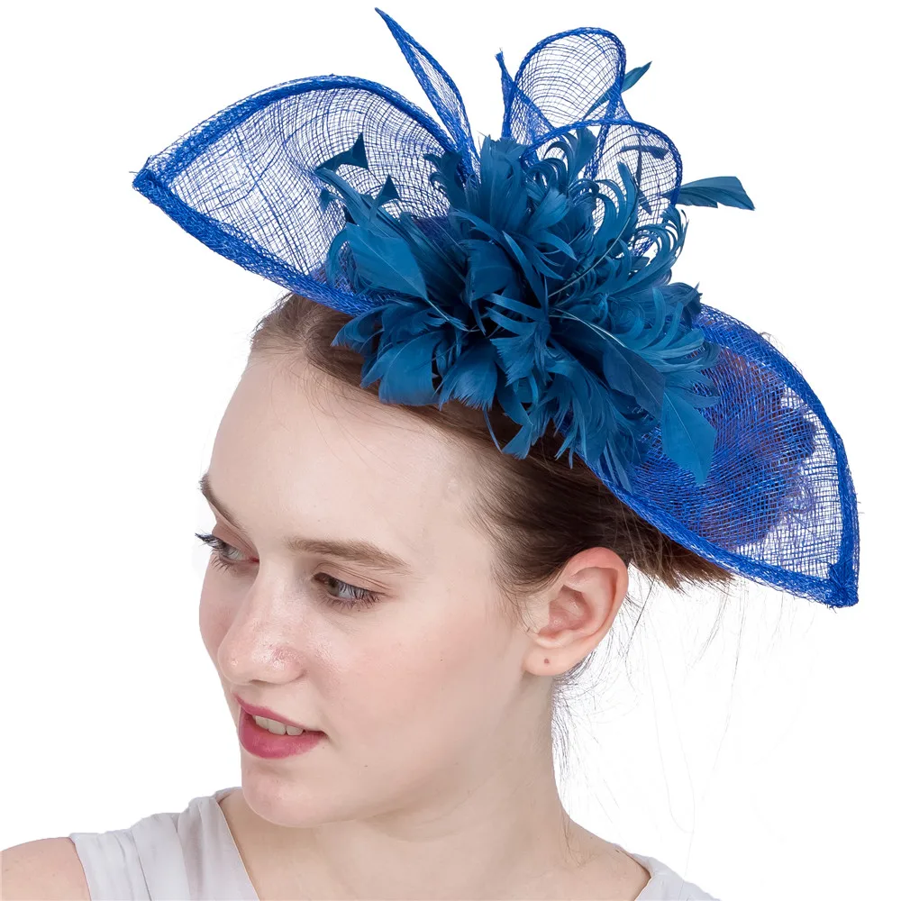 

Elegant Hair Wedding New Fascinator Ladies Hats Hair Pin Bride Wedding Race Hair Accessories Derby Party Dinner Hair Accessories