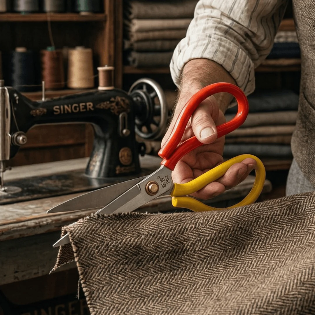 

Professional Tailor Scissors High Carbon Steel Fabric Sewing Shears Sharp Multipurpose Scissors, For Denim, Leather, Sewing