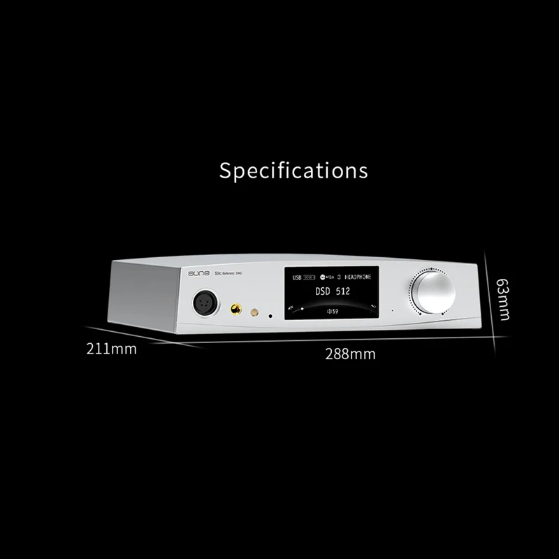 AUNE-AMPLIFICADOR DE AURICULARES S9c PRO, dispositivo de audio balanceado de alta potencia, HiFi, música, tarjeta de sonido USB, Chip Dual ES9068AS