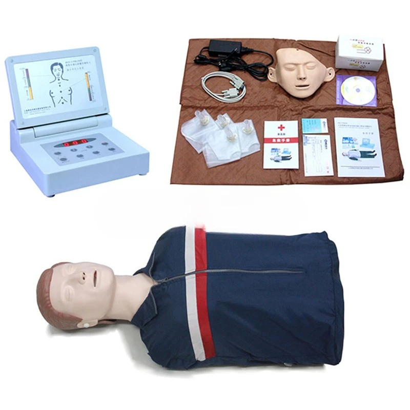 CPR190 cardiopulmonary resuscitation simulation human artificial respiration medical dummy teaching model emergency training mod