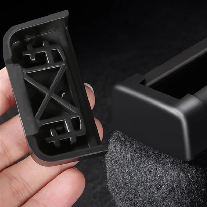 A16P-For تسلا نموذج 3 Y مقعد السيارة السكك الحديدية واقية المكونات الخلفية نهاية غطاء مقعد السكك الحديدية استبدال جزء #5