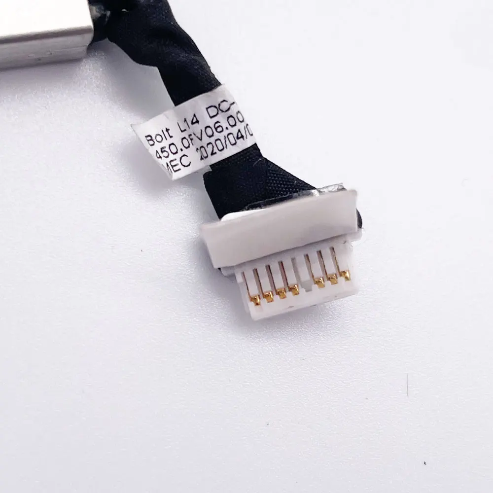 Cable flexible de carga para portátil HP Stream 11-AK, Dell Inspiron 5584, 5583, 7580, Latitude 3400, 3500, E3400, E3500, conector de alimentación de CC, DC-IN