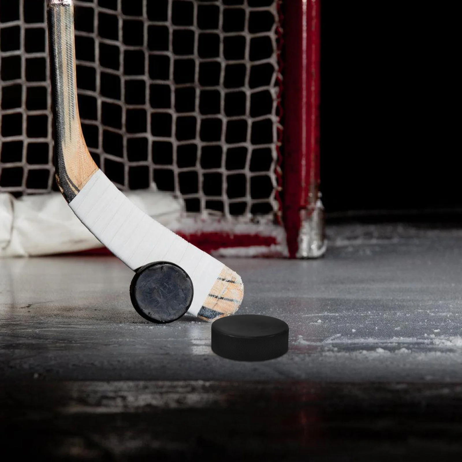 

4Pcs Reusable Ice Hockey Pucks Training Set Rubber Hockey Balls Durable Sports Game Accessories Practice Pucks