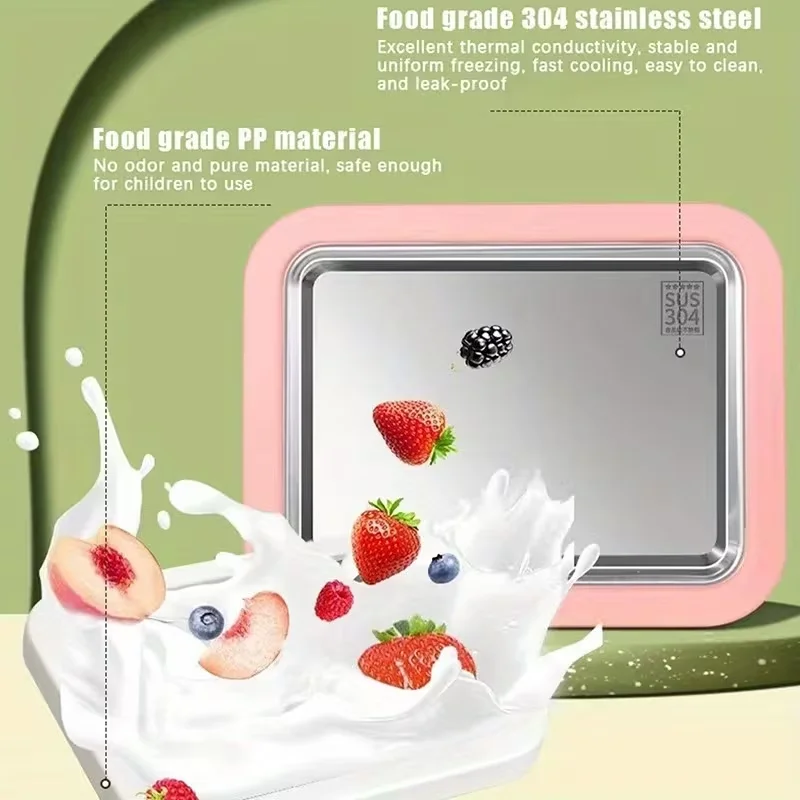 New Multi-Functional Cordless Ice Plate – Household Stir-Fry Maker for Homemade Frozen Snacks