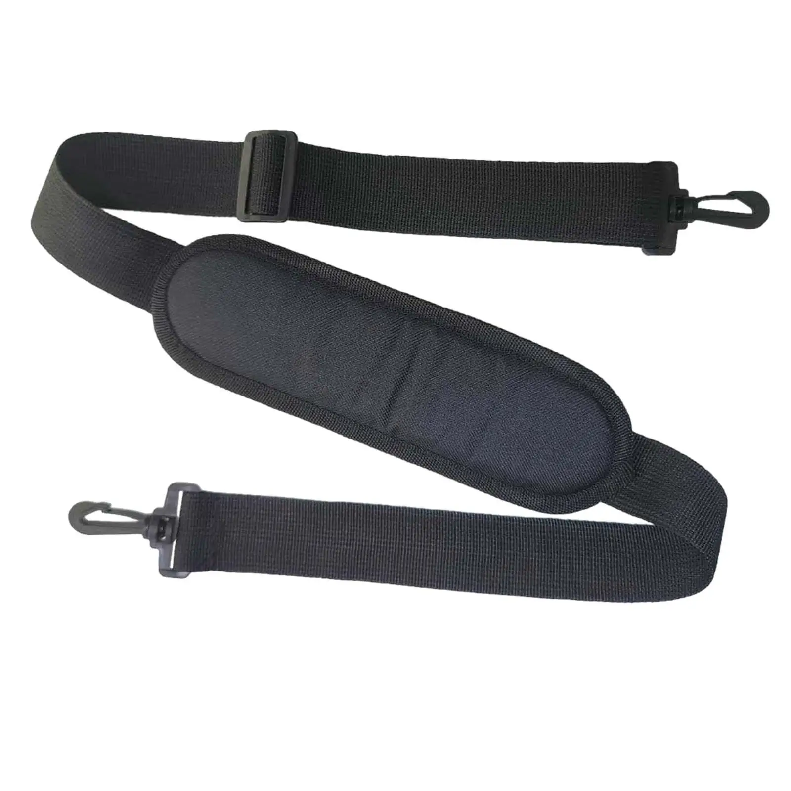 Correa de hombro acolchada para ordenador portátil, reemplazo con ganchos de nailon, bandolera para bolso de ropa, bolsas deportivas, bolso de viaje para guitarra