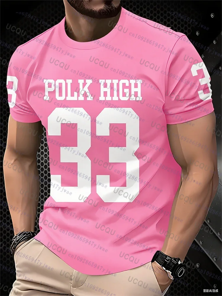 الرجال كرة القدم جيرسي البولك عالية 33 س الرقبة الرجبي جيرسي تنفس الرياضة كبيرة الحجم تي شيرت للتدريب المنافسة ملابس للرجال #4