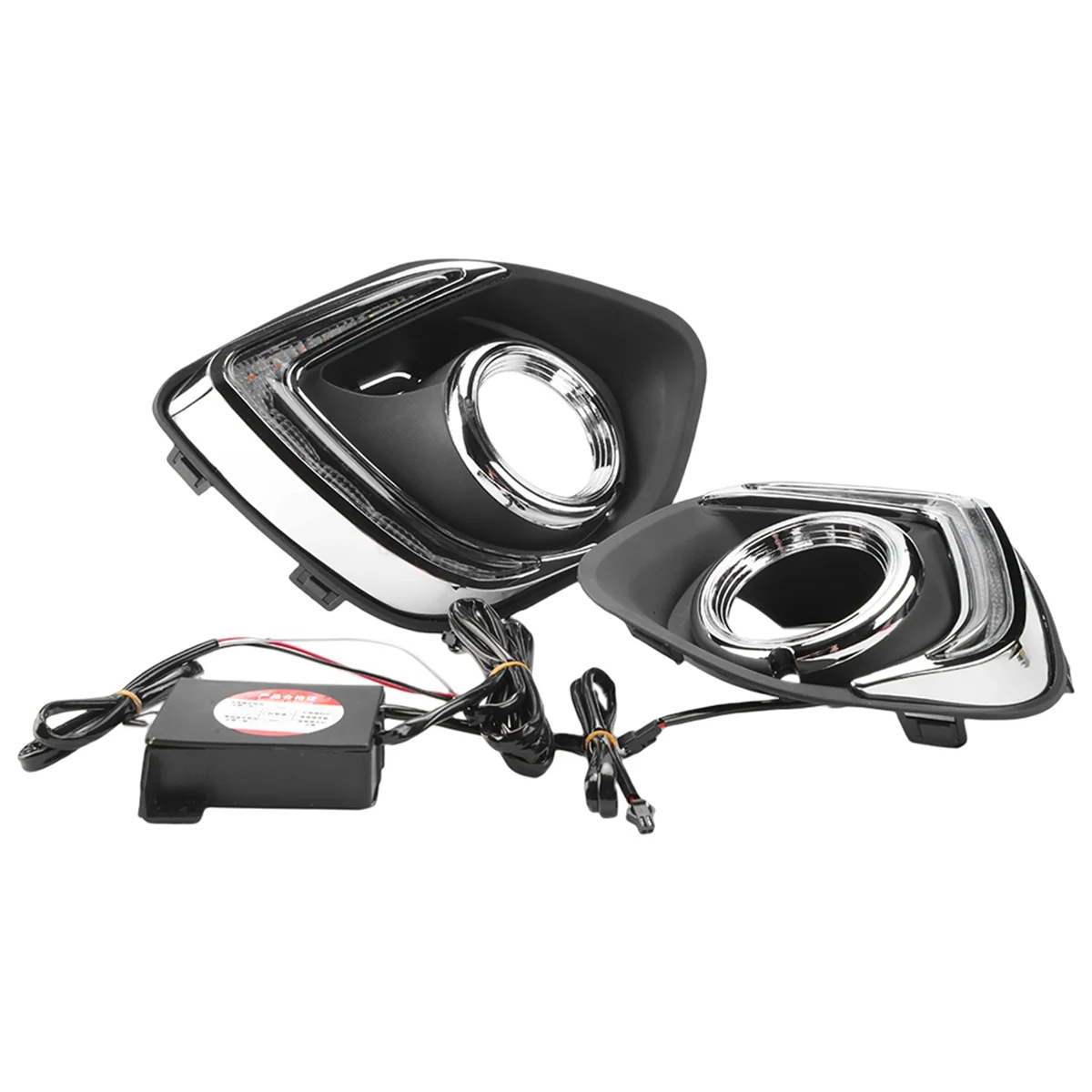 سيارة LED DRL النهار تشغيل أضواء ضوء النهار مقاوم للماء الضباب رئيس ضوء مصباح لميتسوبيشي ASX 2013 2014 2015