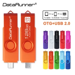 DataRunner Micro pamięć USB OTG Pen Drive 64GB 32GB 16GB 8GB 4GB Pendrive wielofunkcyjne USB 2. W wieku 0 Pendrive