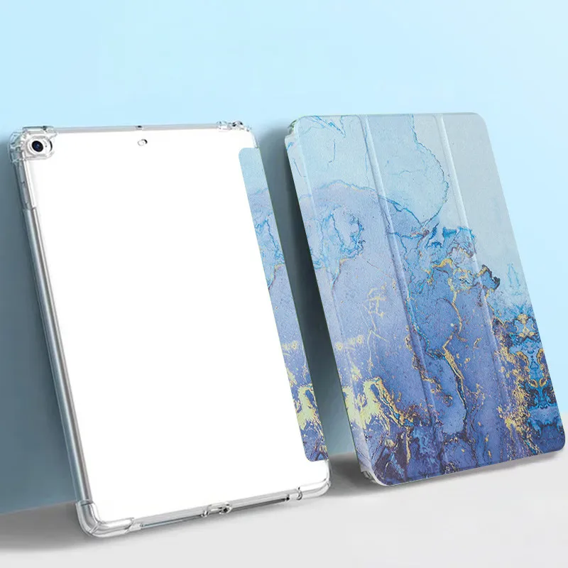 Blue Marble Smart Case for iPad 9.7 2018/2017 Mini 4/3/2/1 Pro 11 2020 2021 Soft Back Cover for iPad Air 3 10.5 Protective Case