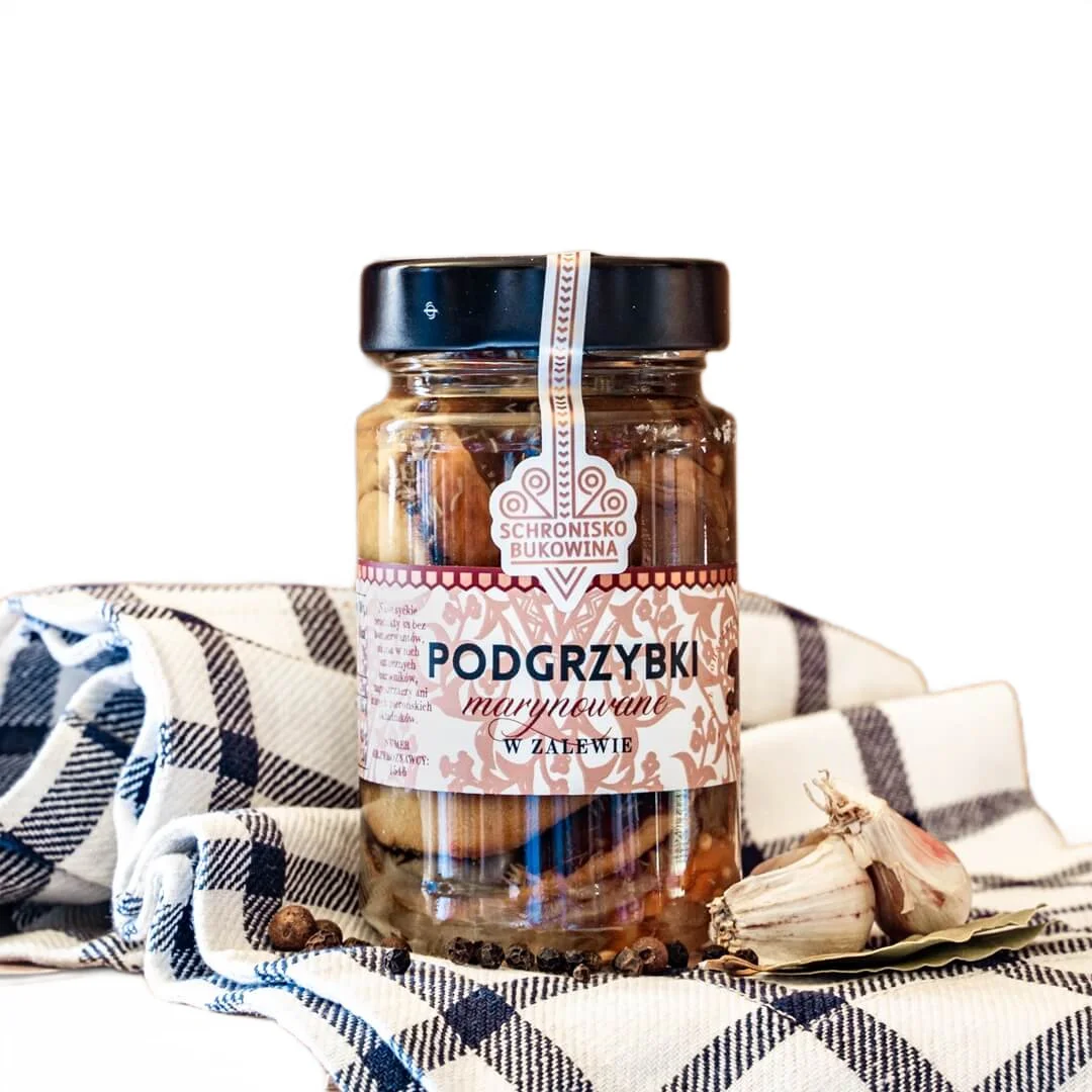 Pilze mariniert in Gurke 220g-Bukowina Schutz