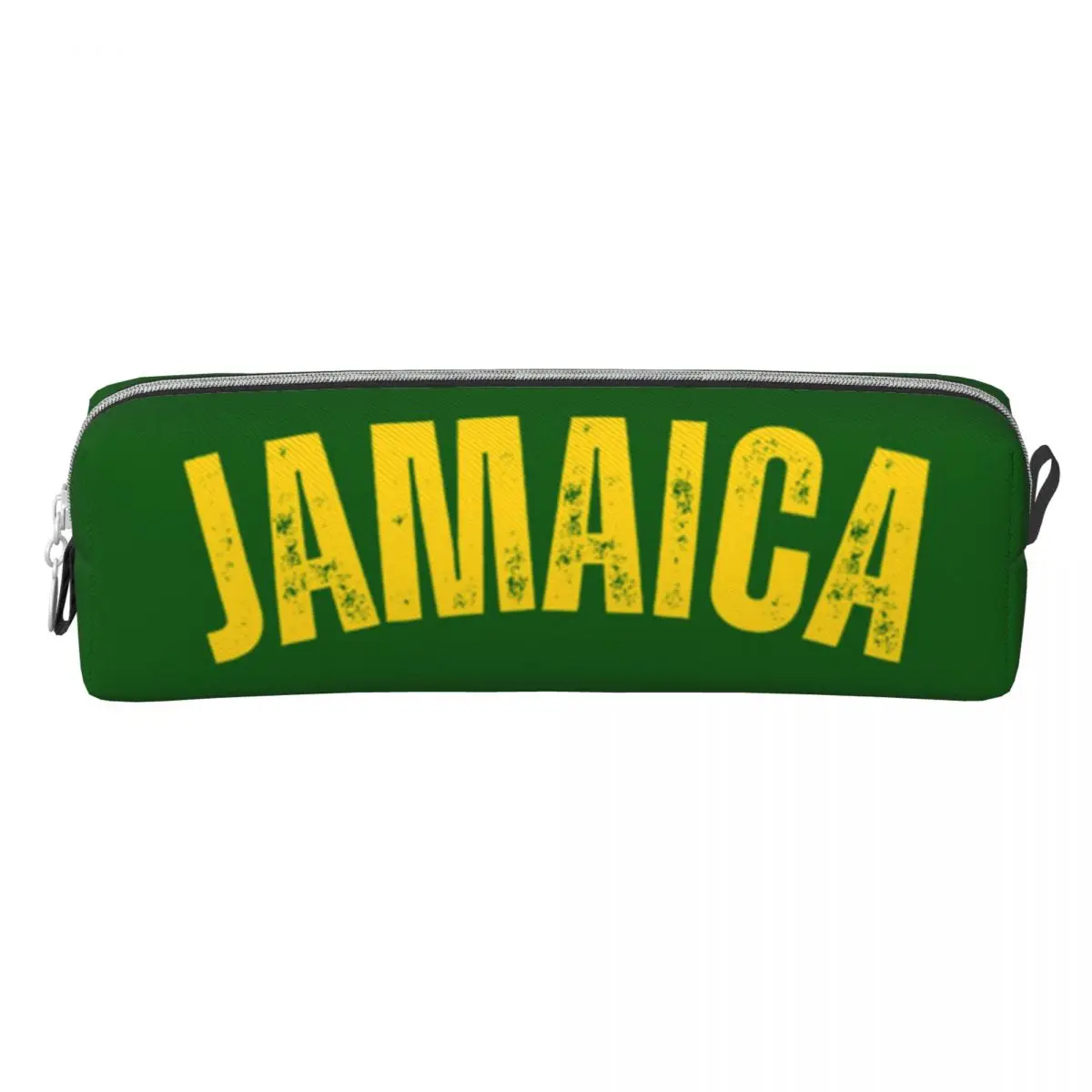 Vintage Jamaica Pencil Case Retro Vacation Square Pen Box Child Kawaii University School Pencil Cases Stationery