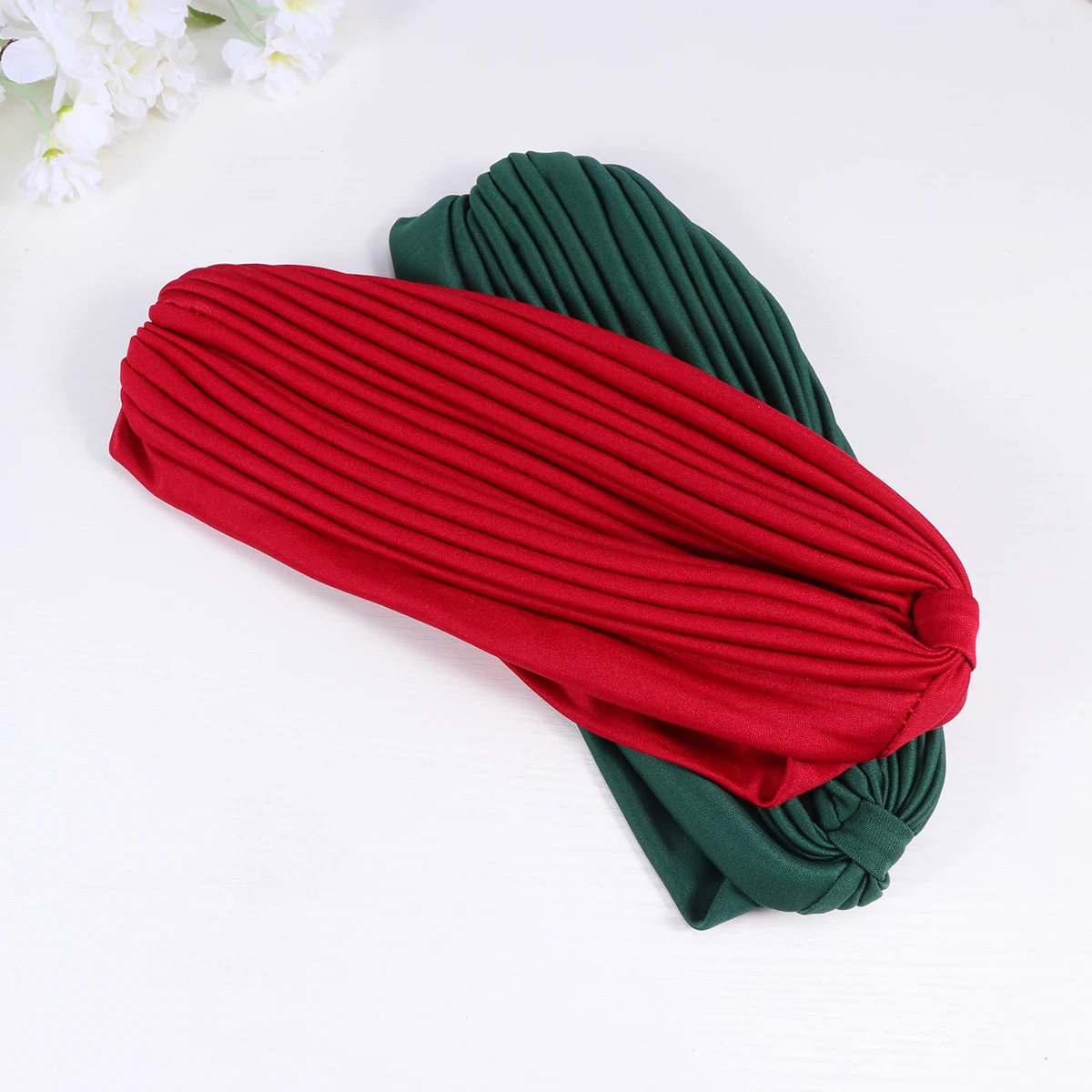 

5pcs Chemotherapy Hats For Women Full Head Coverage Soft Cotton Seamless Elastic Headgear Solid Color Scarf Cap