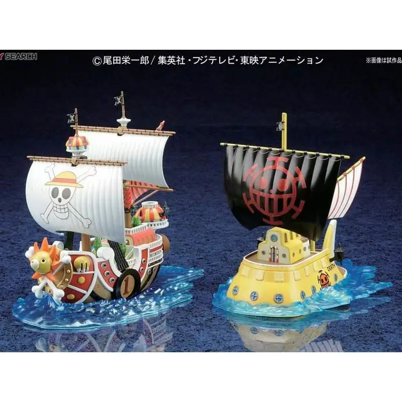 بانداي حقيقية قطعة واحدة مجموعة السفينة الكبرى قانون القلب القراصنة القطبية تانغ الغواصة نموذج قابل للبناء-زخرفة سطح المكتب أنيمي